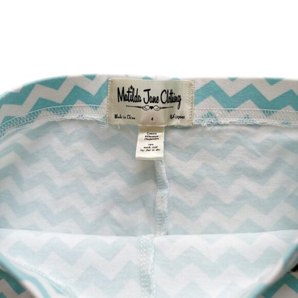 Matilda Jane Watercolor Leggings Size 4 - Picture 3 of 4